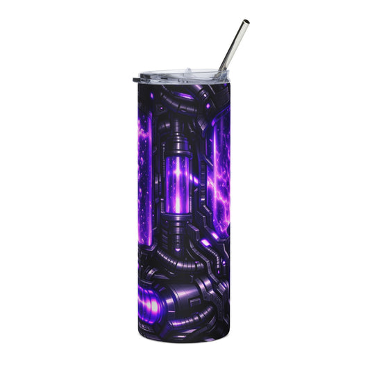 Purple Alien Fuel Cell Hot/Cold Drink Tumbler, 20oz