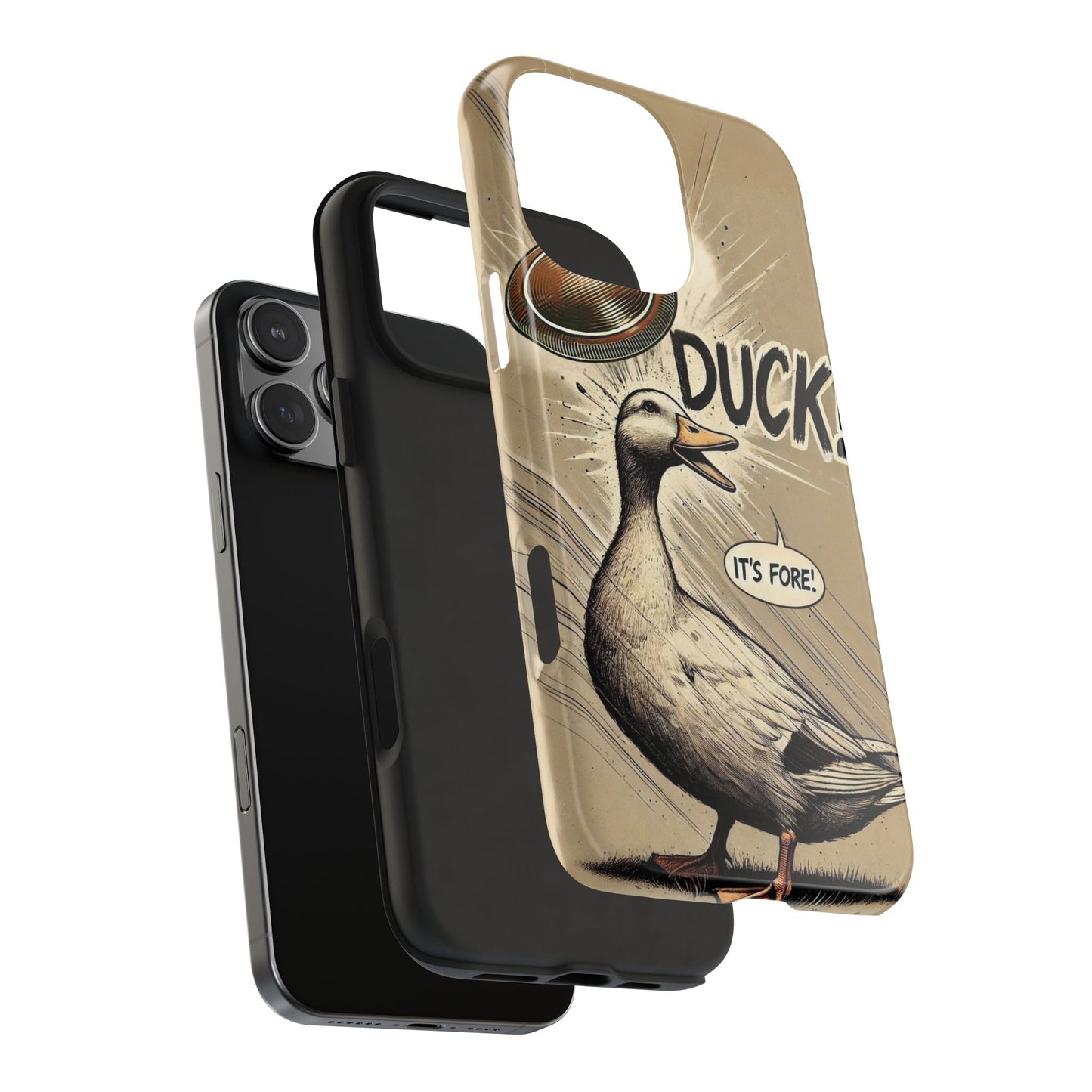 Duck Duck Disc - Disc Golf Tough Phone Case