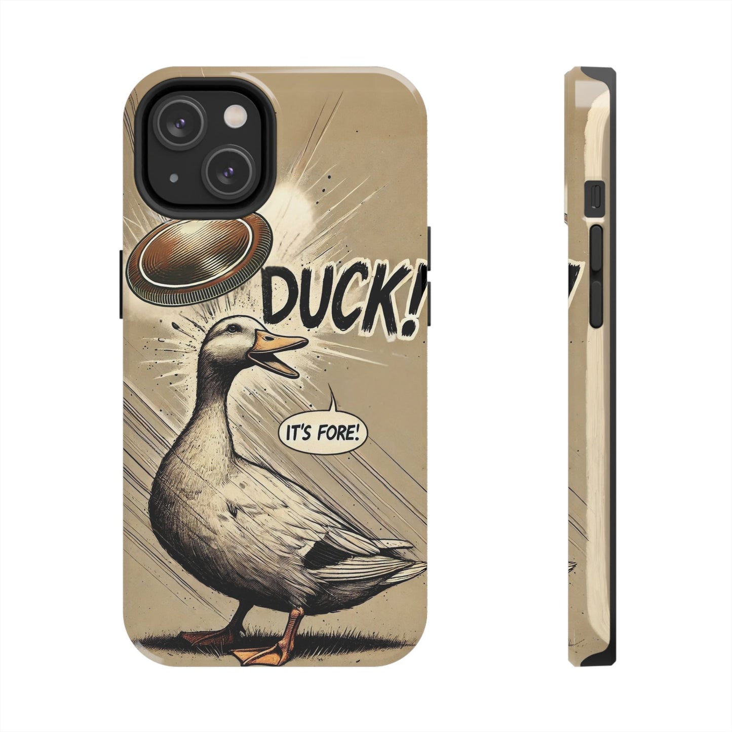 Duck Duck Disc - Disc Golf Tough Phone Case