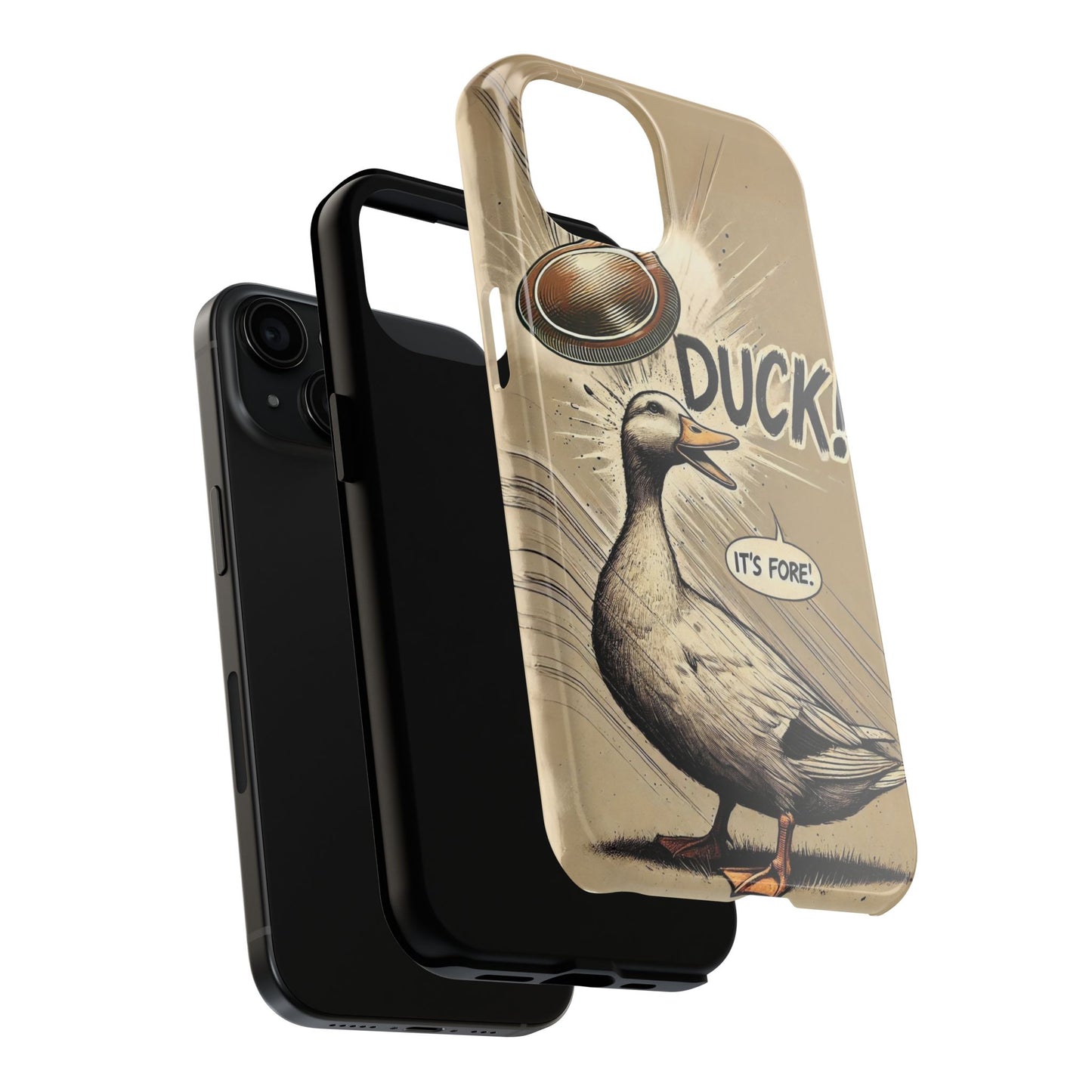 Duck Duck Disc - Disc Golf Tough Phone Case