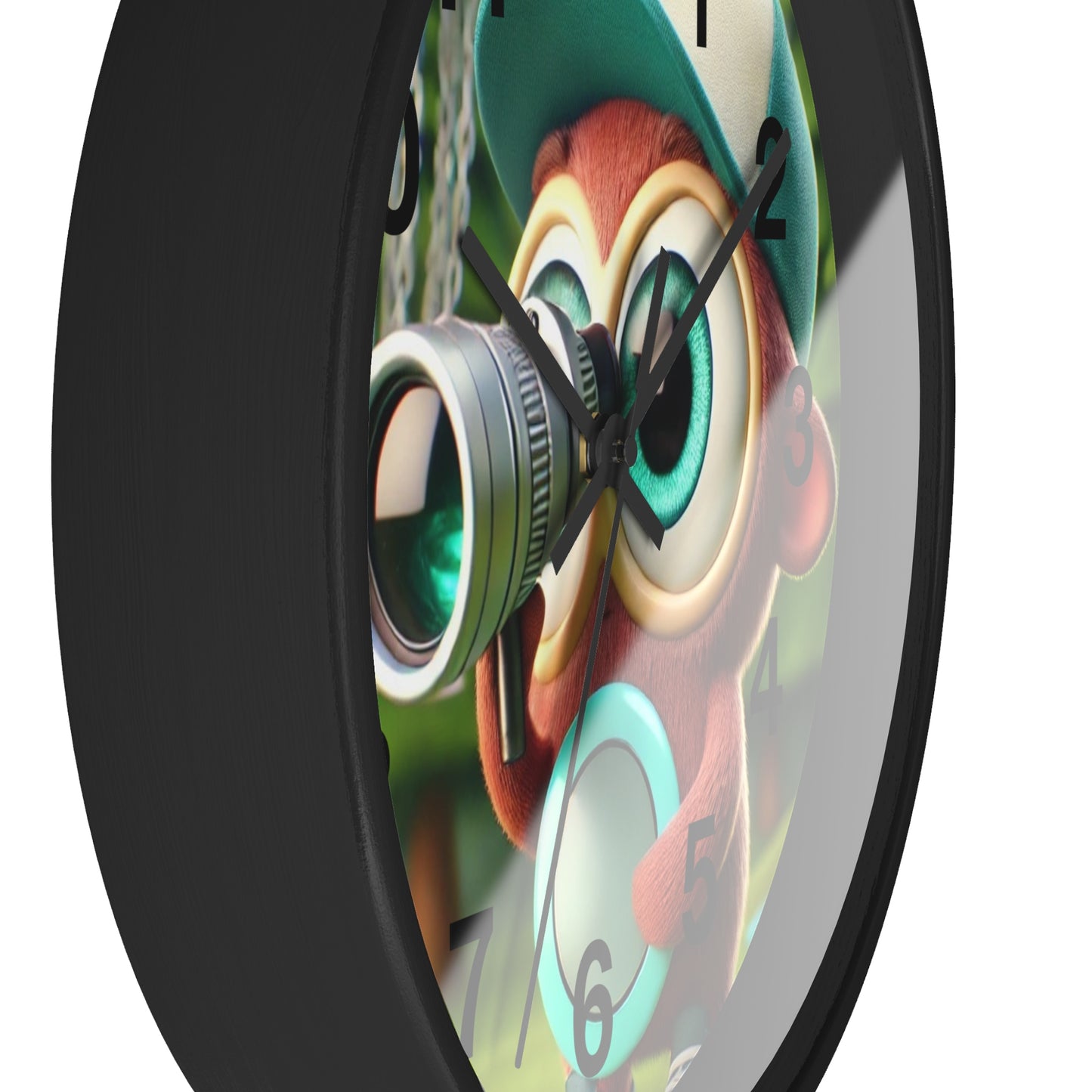 Gremlin Disc Golf Wall Clock, Funny Disc Golf Clock, Unique Clock Decor, Disc Golf Lover Gift, Nursery Room Clock
