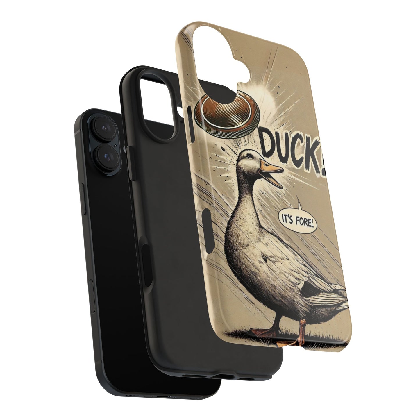 Duck Duck Disc - Disc Golf Tough Phone Case