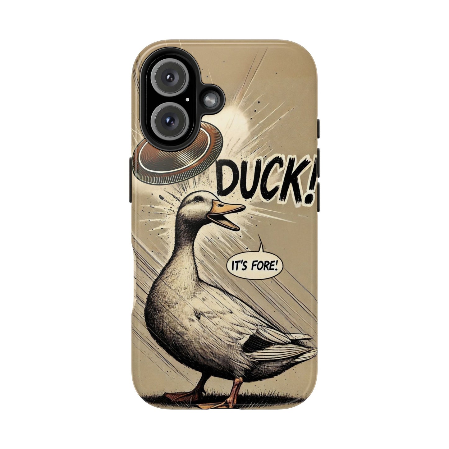 Duck Duck Disc - Disc Golf Tough Phone Case