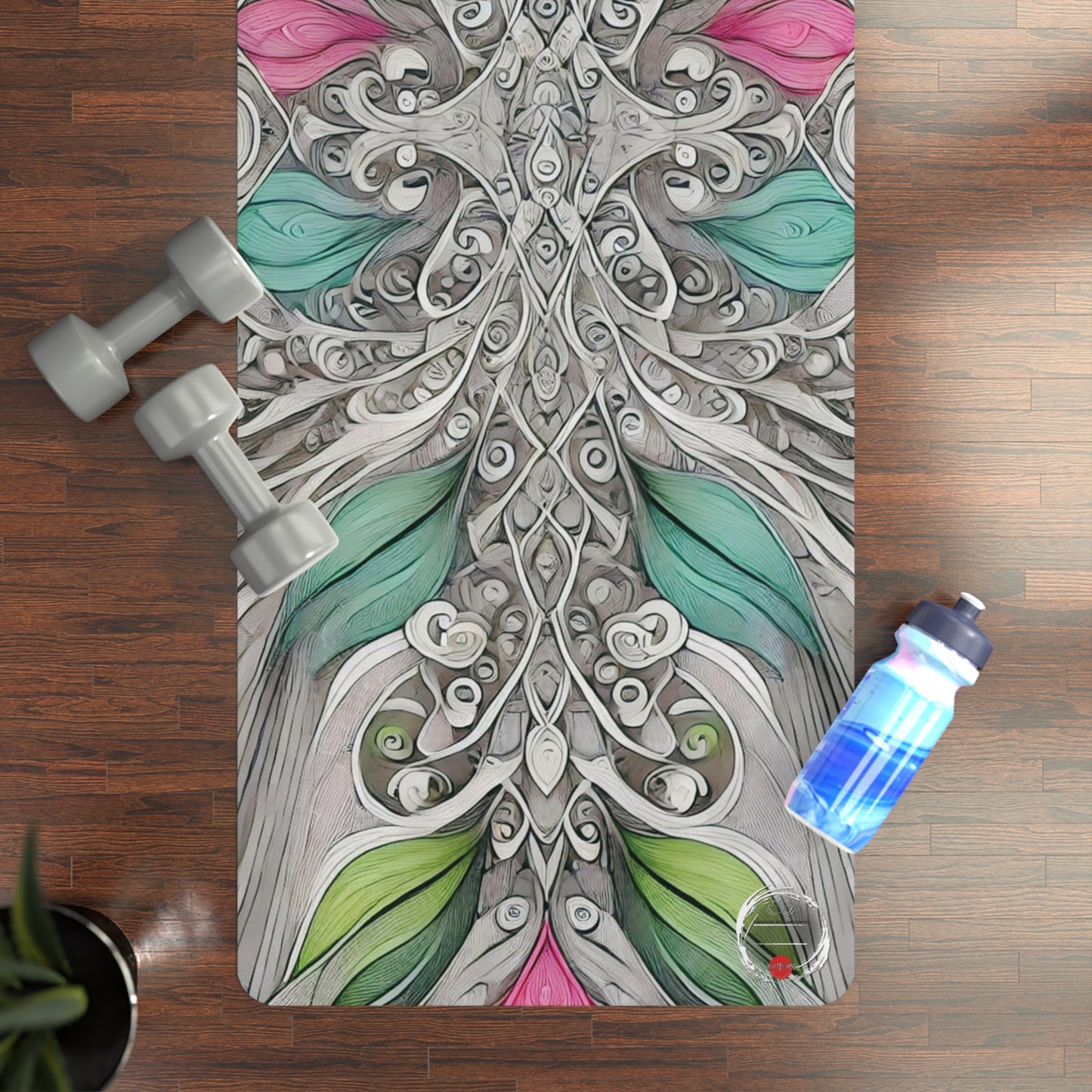 Tranquil Symmetry Yoga Mat