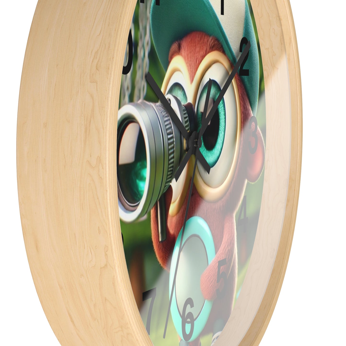 Gremlin Disc Golf Wall Clock, Funny Disc Golf Clock, Unique Clock Decor, Disc Golf Lover Gift, Nursery Room Clock