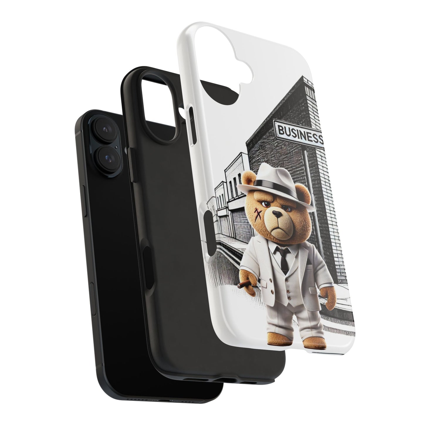 Baddy Bear Stands On Business Tough Phone Case