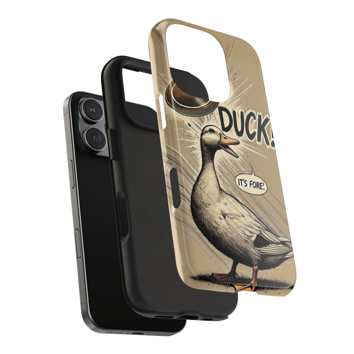 Duck Duck Disc - Disc Golf Tough Phone Case