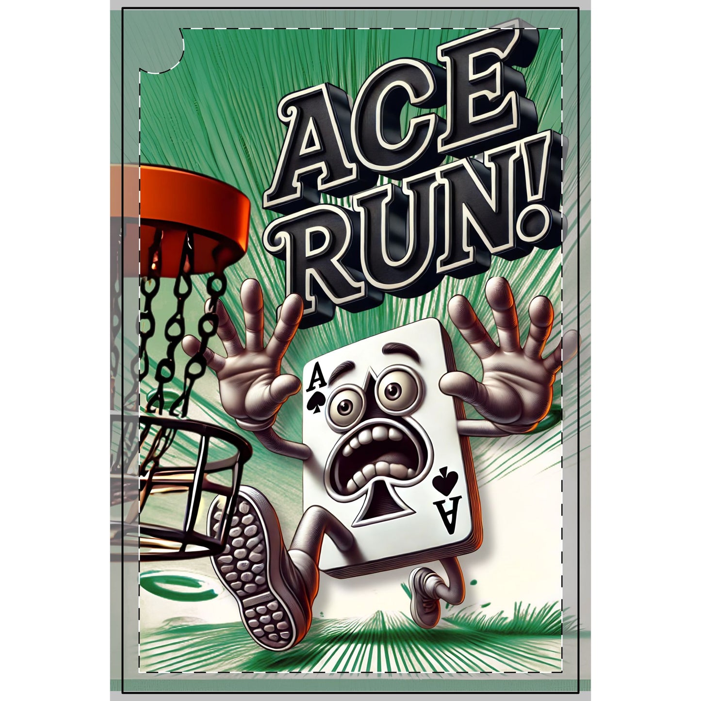 Ace Run! Golf Towels - Fun & Unique Golf Accessories for Enthusiasts
