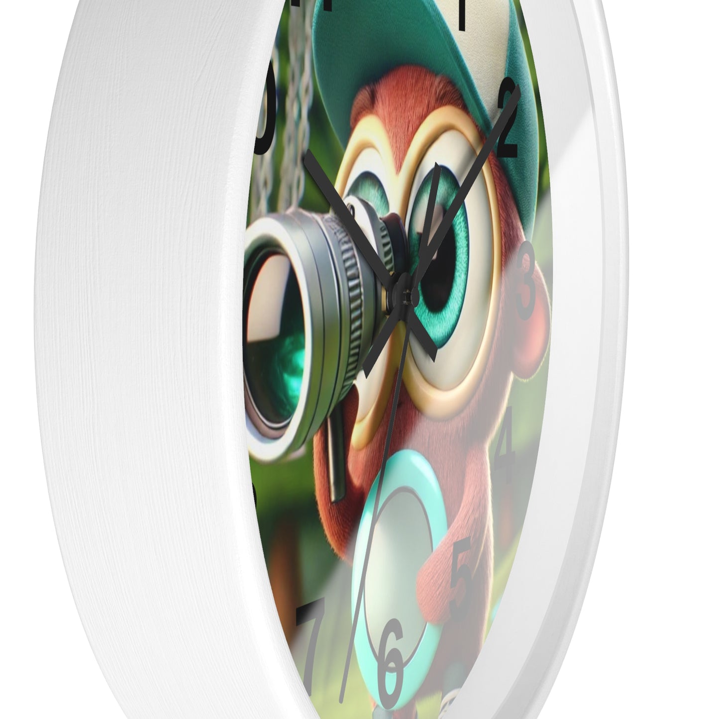 Gremlin Disc Golf Wall Clock, Funny Disc Golf Clock, Unique Clock Decor, Disc Golf Lover Gift, Nursery Room Clock