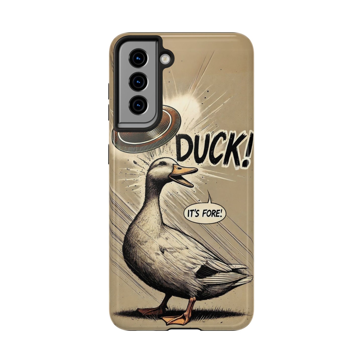 Duck Duck Disc - Disc Golf Tough Phone Case