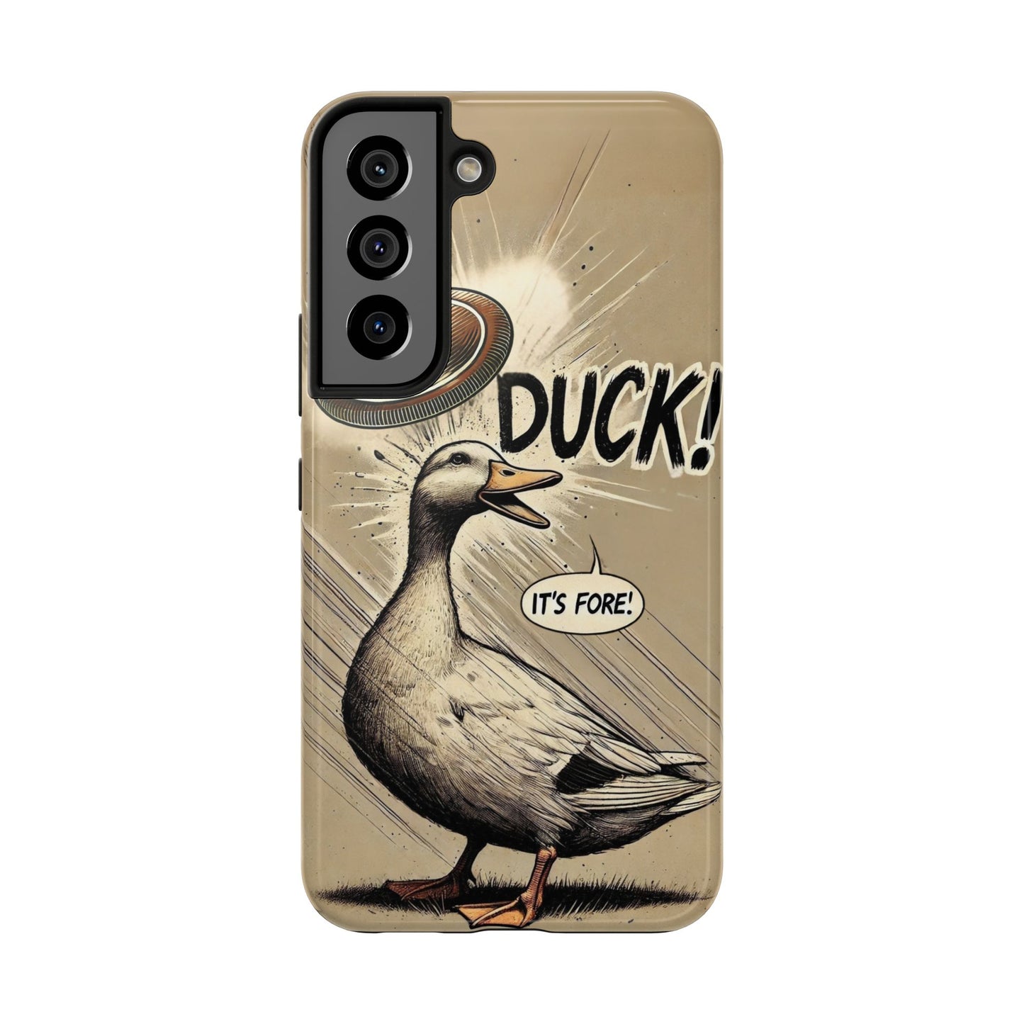 Duck Duck Disc - Disc Golf Tough Phone Case