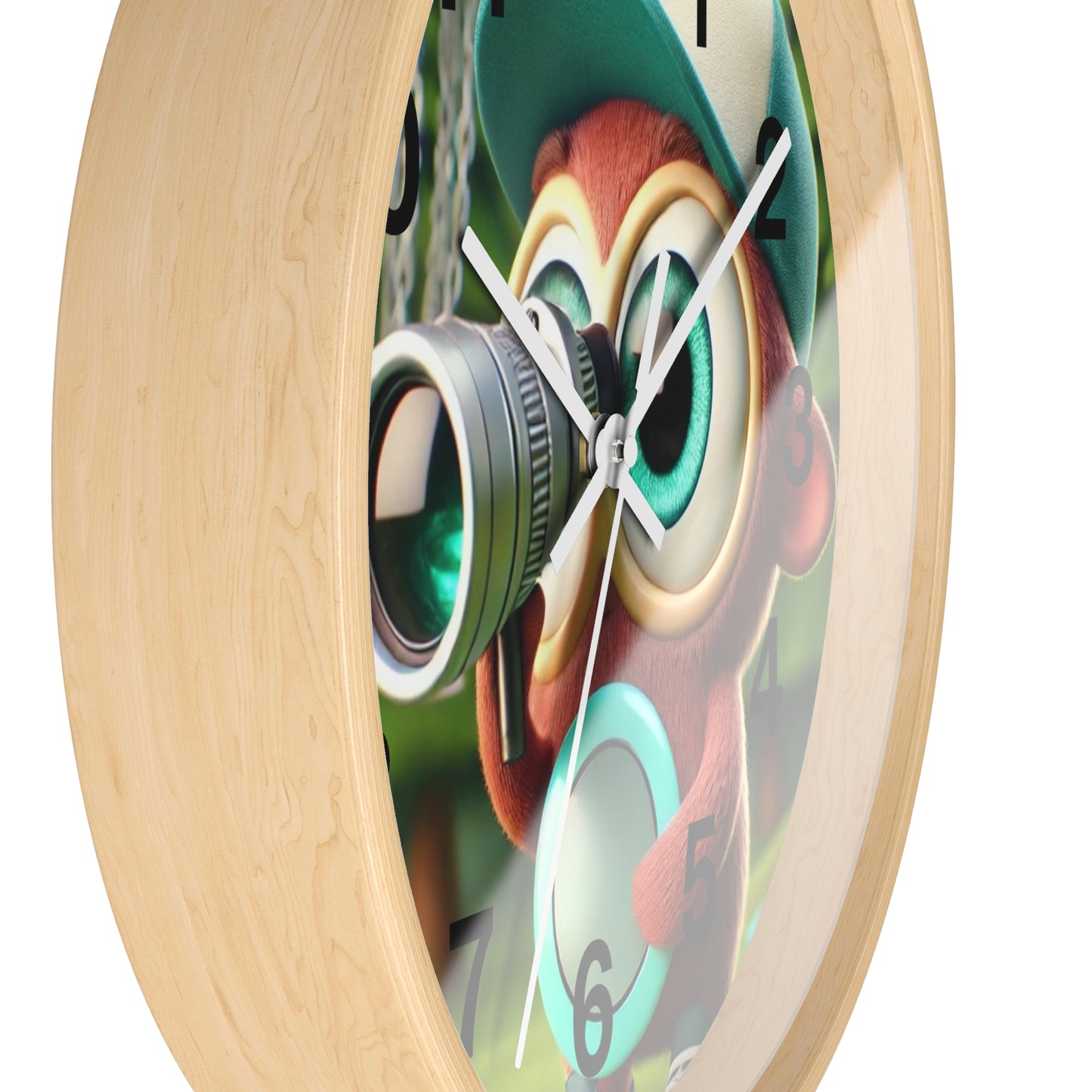 Gremlin Disc Golf Wall Clock, Funny Disc Golf Clock, Unique Clock Decor, Disc Golf Lover Gift, Nursery Room Clock