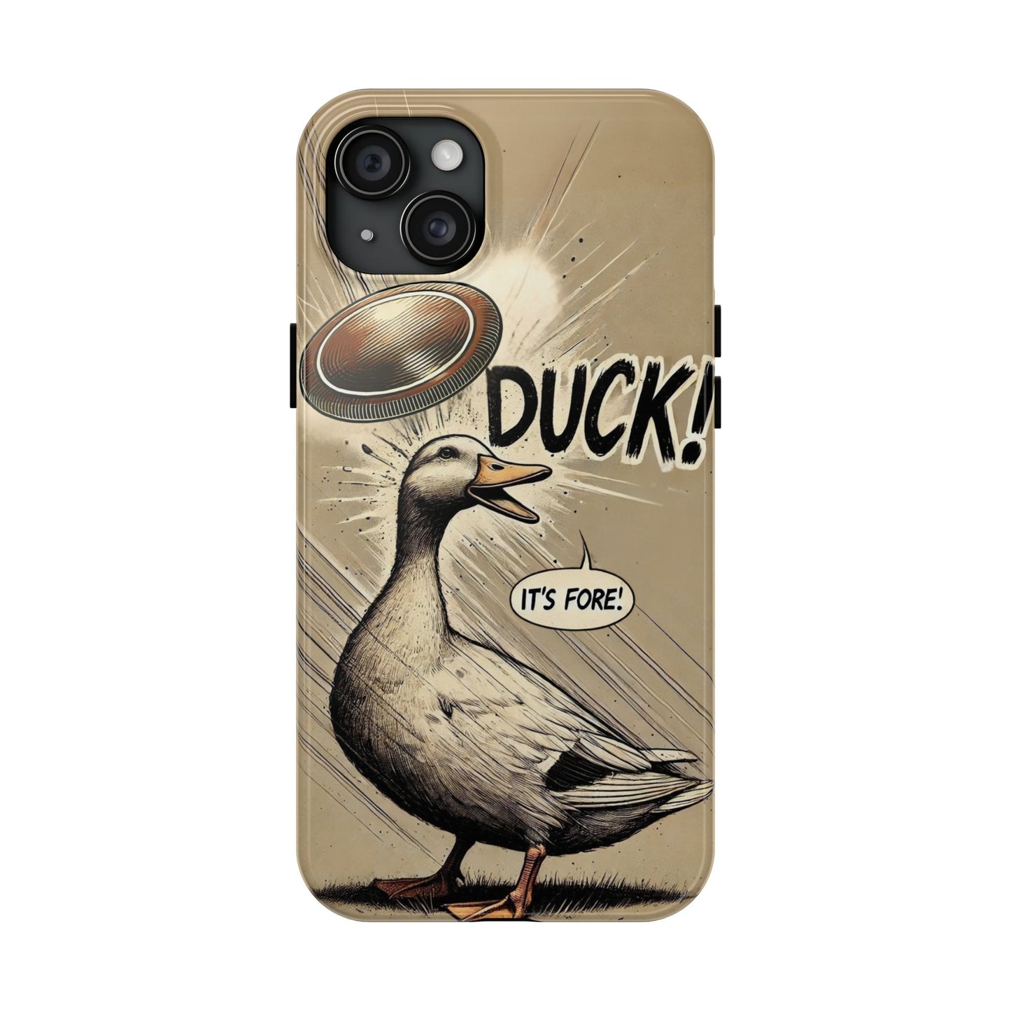 Duck Duck Disc - Disc Golf Tough Phone Case
