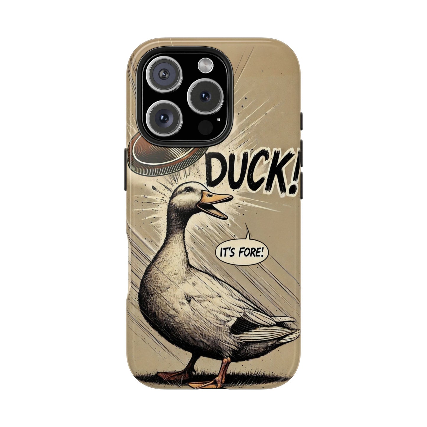 Duck Duck Disc - Disc Golf Tough Phone Case