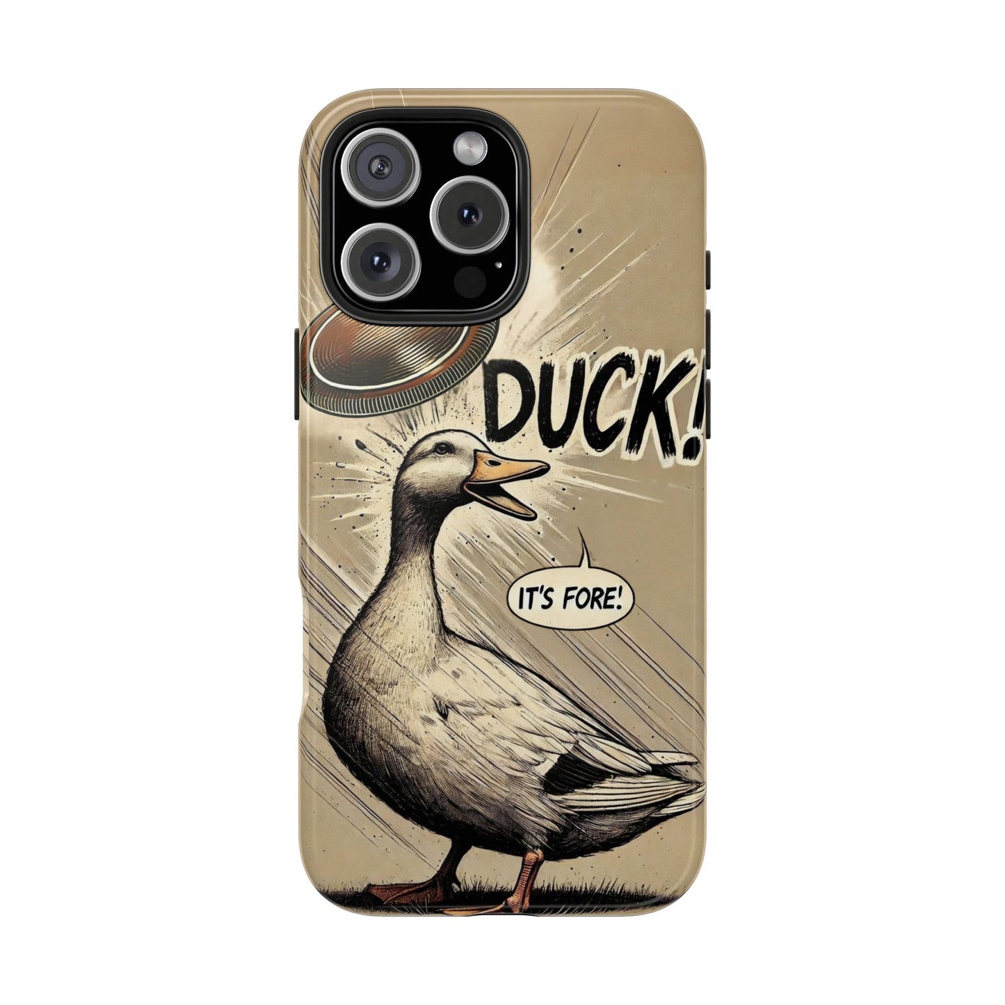 Duck Duck Disc - Disc Golf Tough Phone Case