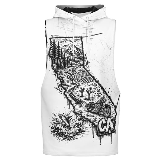 Cruisin California Sleeveless Hoodie