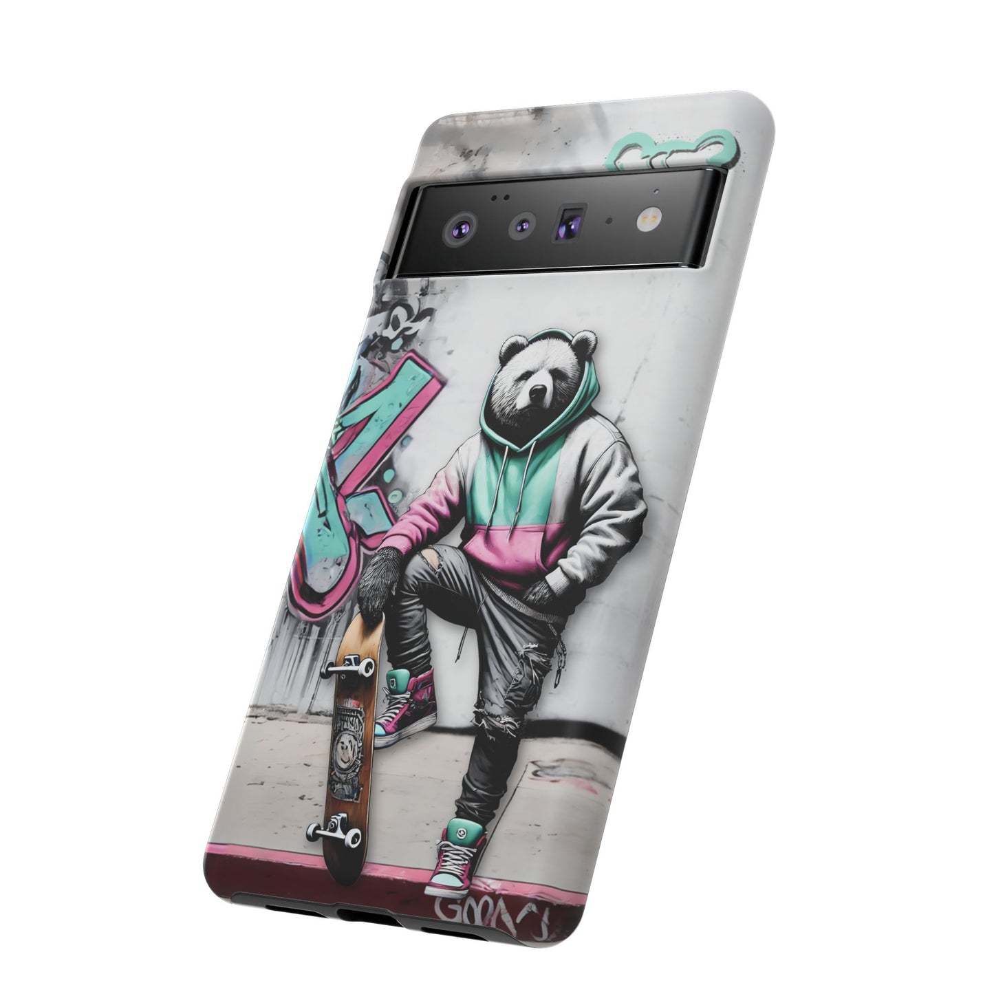 Chill Skate Baddy Bears Tough Phone Case (Google Pixel)