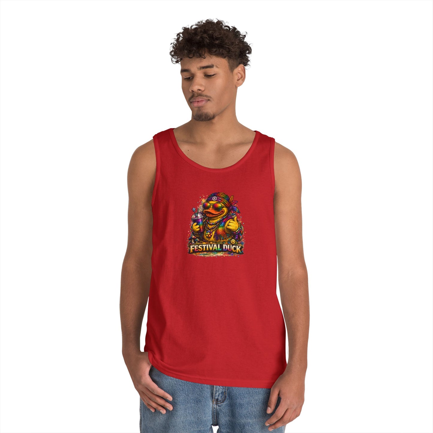 Festival Duck Tank Top — Vintage Urban Rubber Duck Tee
