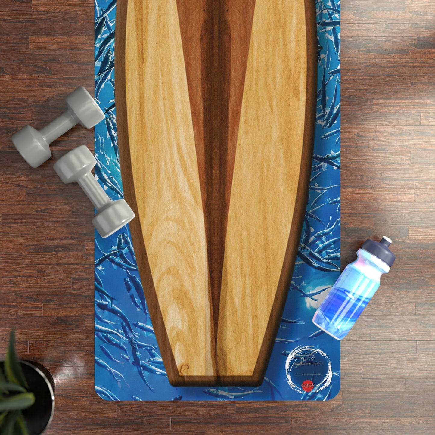 Woodgrain Wavecraft Yoga Mat