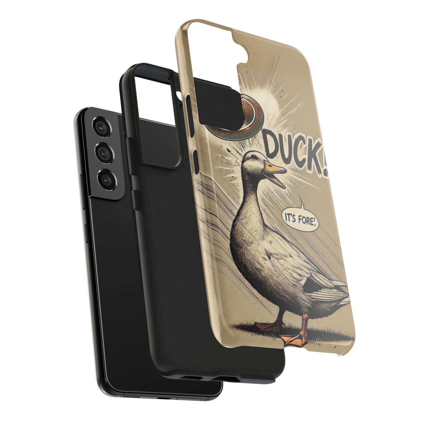 Duck Duck Disc - Disc Golf Tough Phone Case
