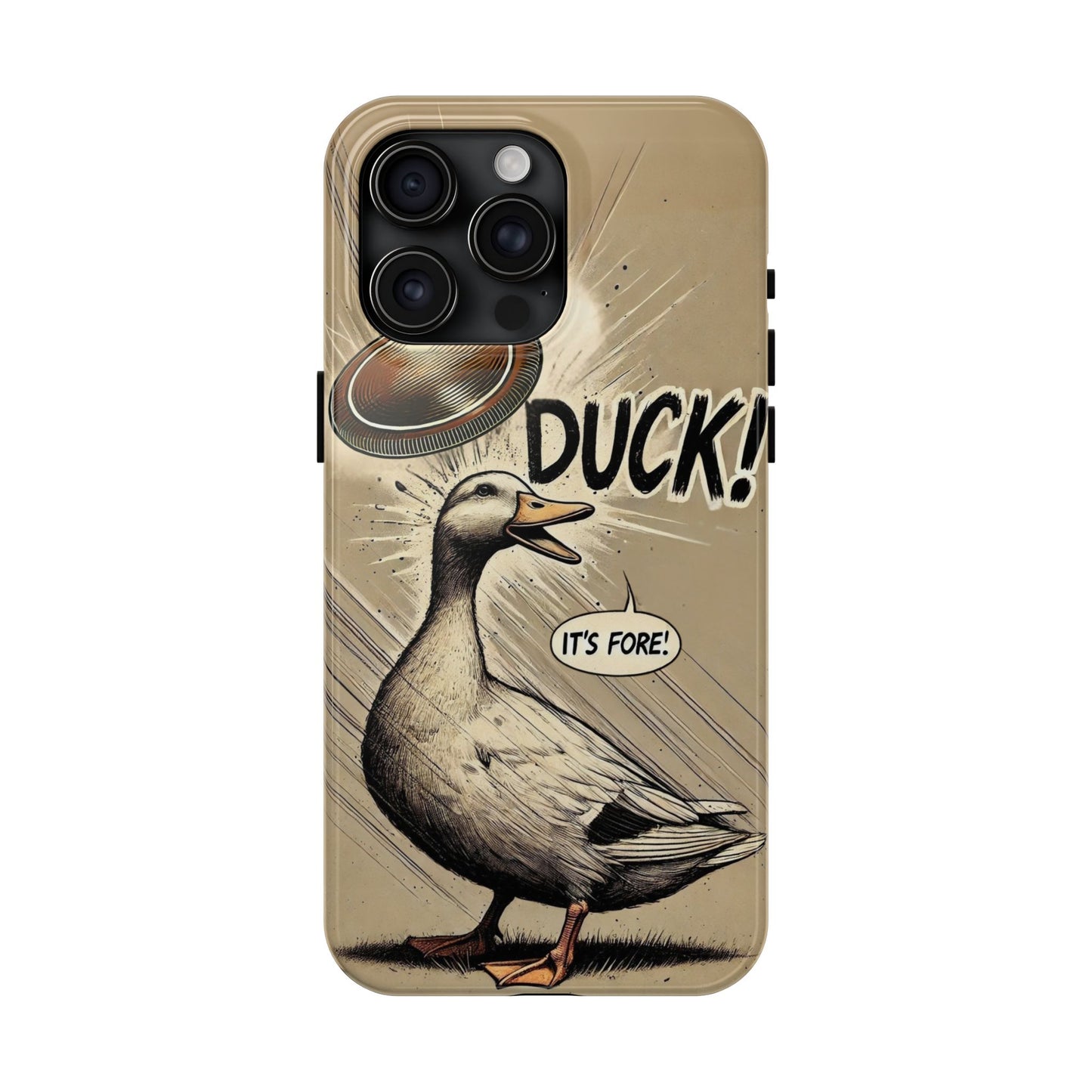 Duck Duck Disc - Disc Golf Tough Phone Case