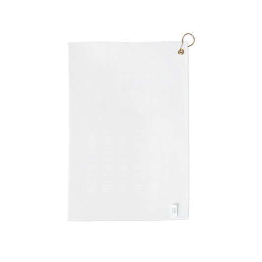 I Will Never Lay Up - Disc Golf Towel
