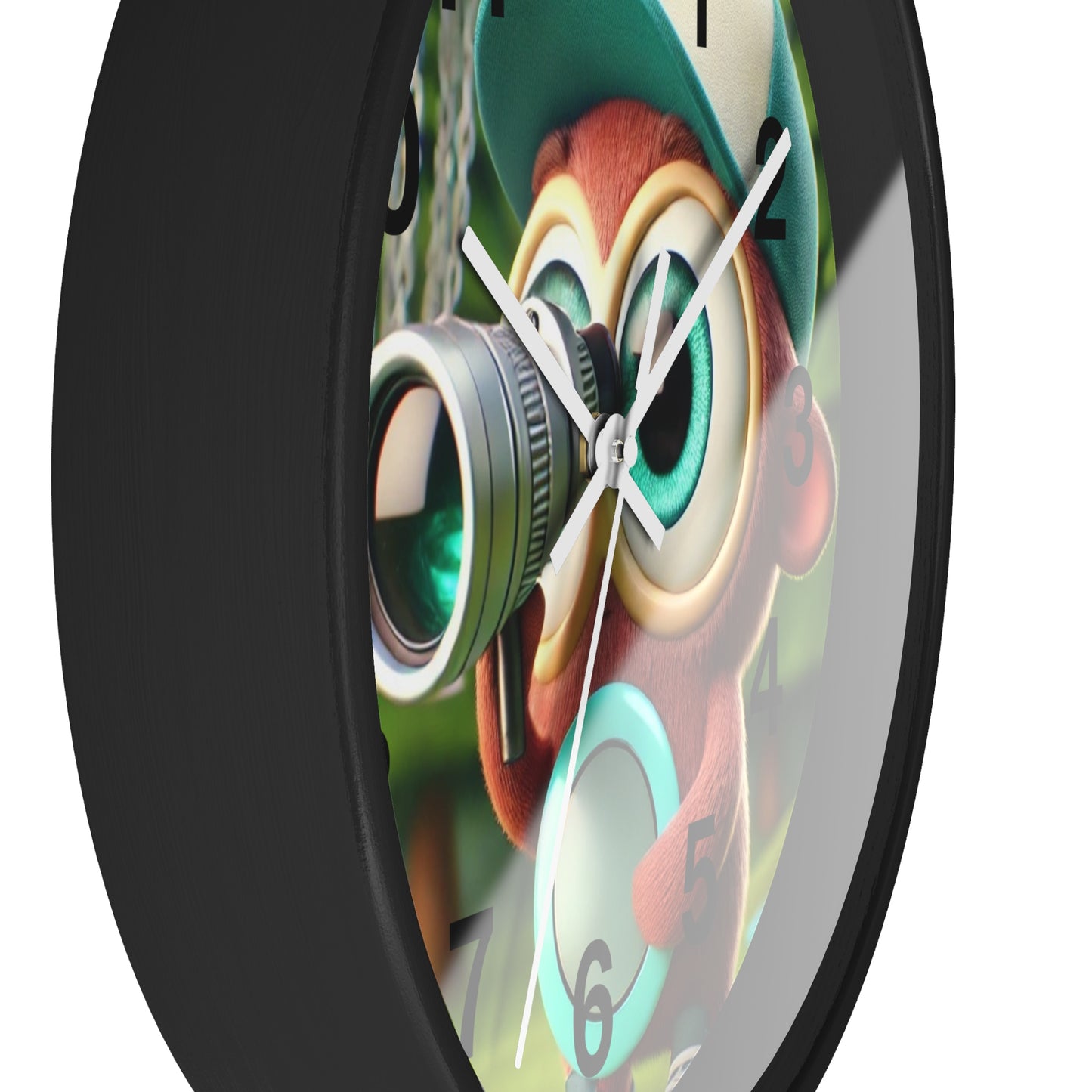 Gremlin Disc Golf Wall Clock, Funny Disc Golf Clock, Unique Clock Decor, Disc Golf Lover Gift, Nursery Room Clock