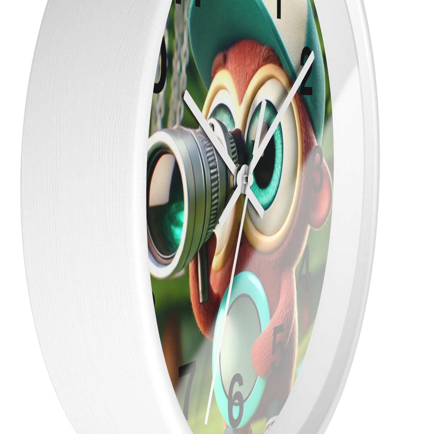 Gremlin Disc Golf Wall Clock, Funny Disc Golf Clock, Unique Clock Decor, Disc Golf Lover Gift, Nursery Room Clock
