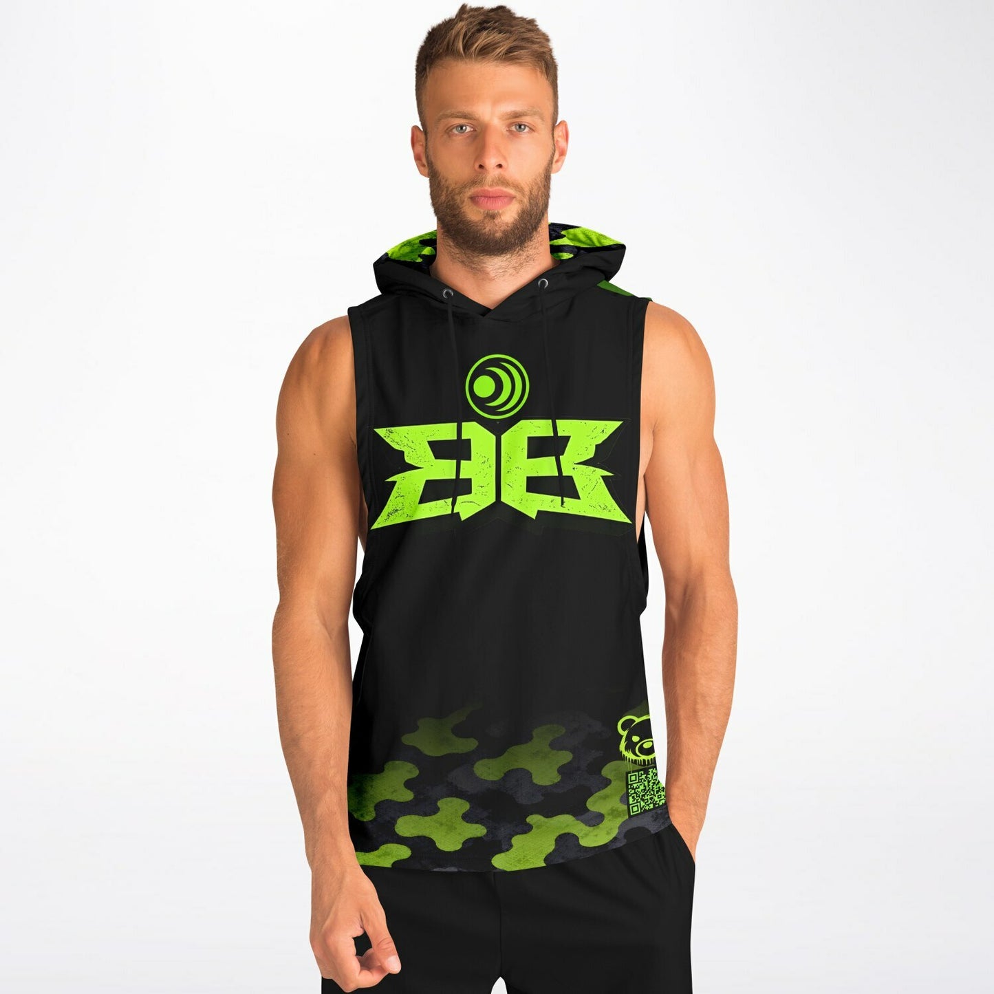 The Frequency Sleeveless  Hoodie