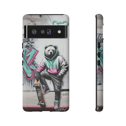 Chill Skate Baddy Bears Tough Phone Case (Google Pixel)