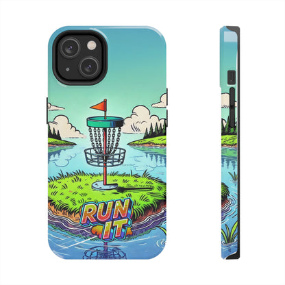 Run The Island - Disc Golf Tough Phone Case