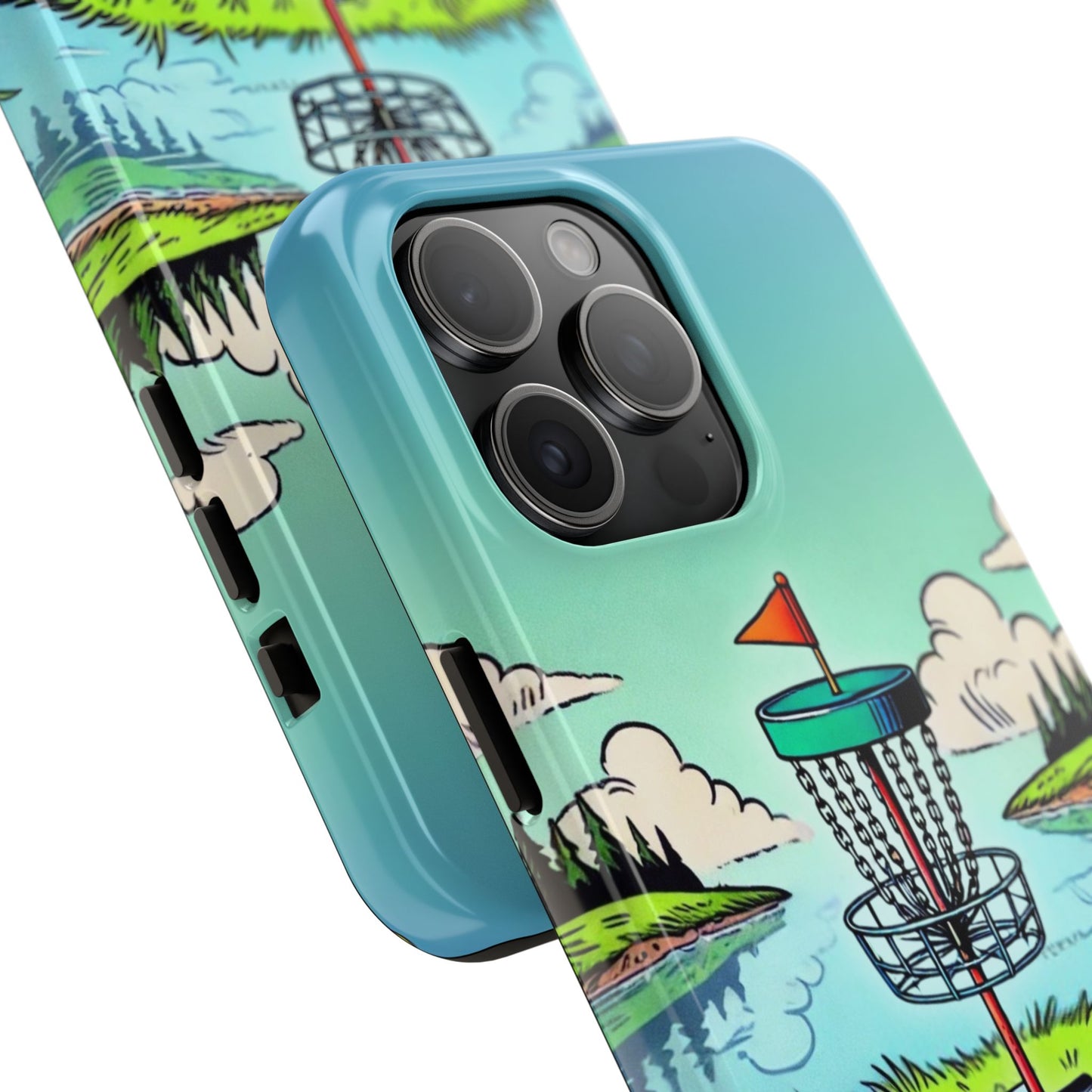 Run The Island - Disc Golf Tough Phone Case