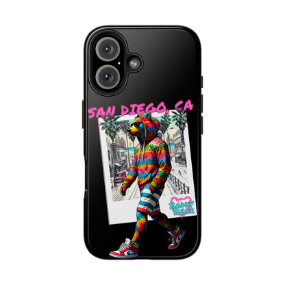 San Diego Beach Baddy Bear Tough Phone Case