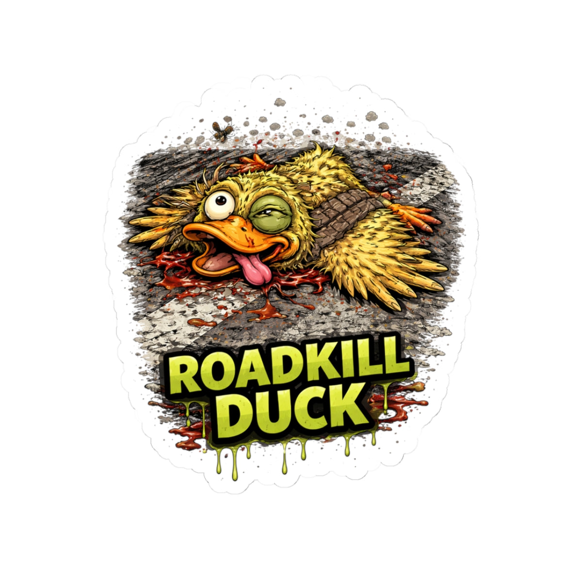 Roadkill Duck Stickers