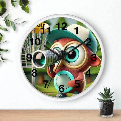 Gremlin Disc Golf Wall Clock, Funny Disc Golf Clock, Unique Clock Decor, Disc Golf Lover Gift, Nursery Room Clock