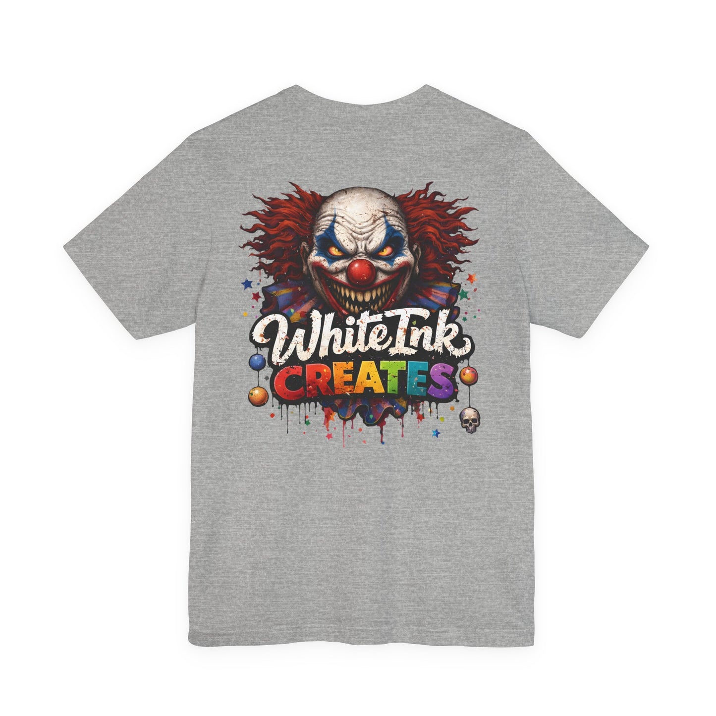 Panic the Clown White Ink Creates T-shirt