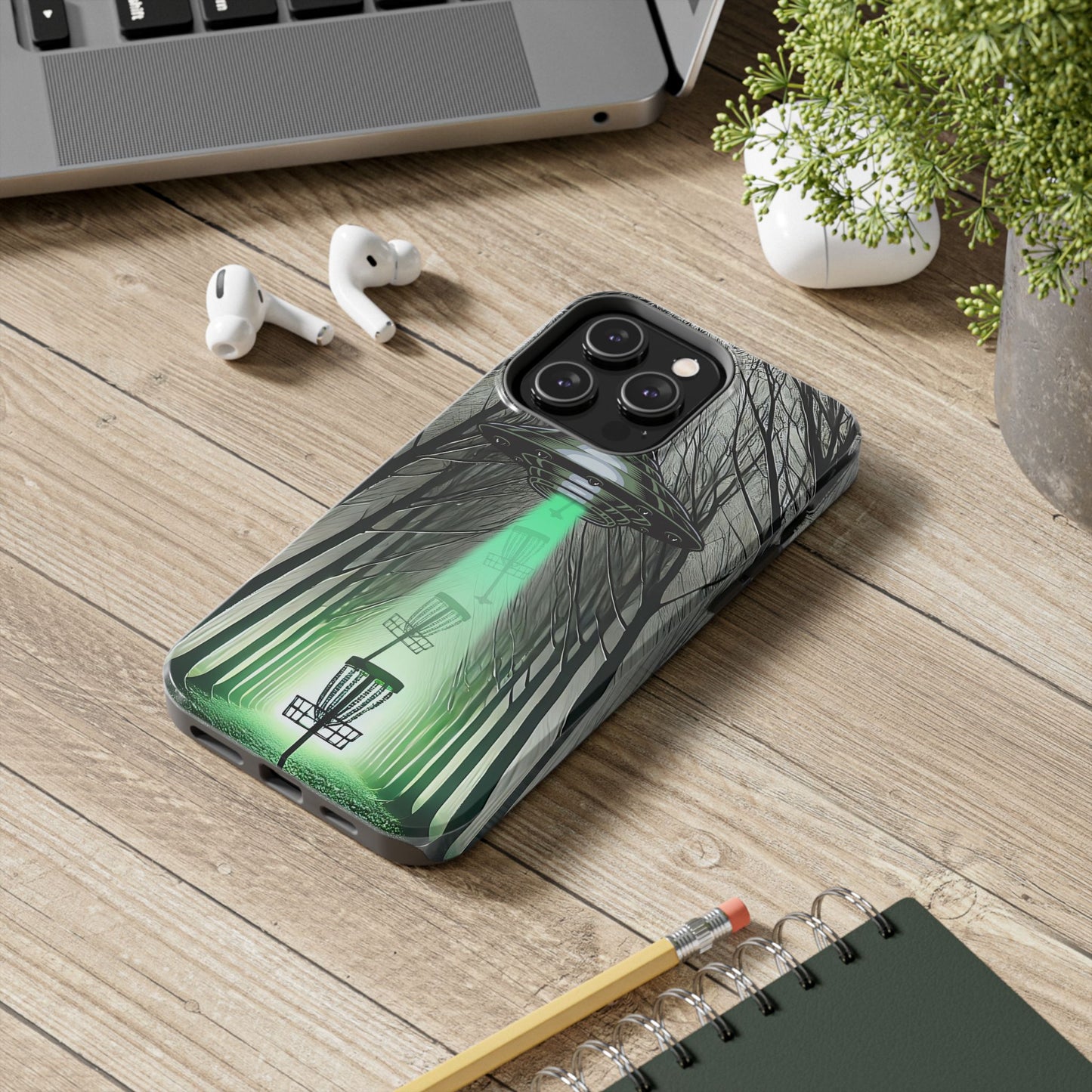 Beam Me Up Disc Golf Tough Phone Case