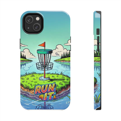 Run The Island - Disc Golf Tough Phone Case