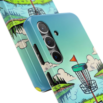 Run The Island - Disc Golf Tough Phone Case