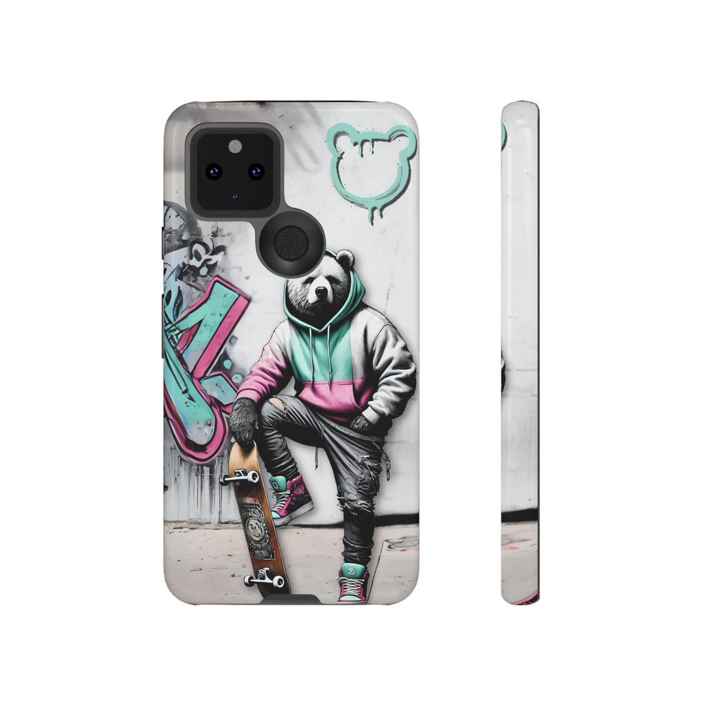 Chill Skate Baddy Bears Tough Phone Case (Google Pixel)