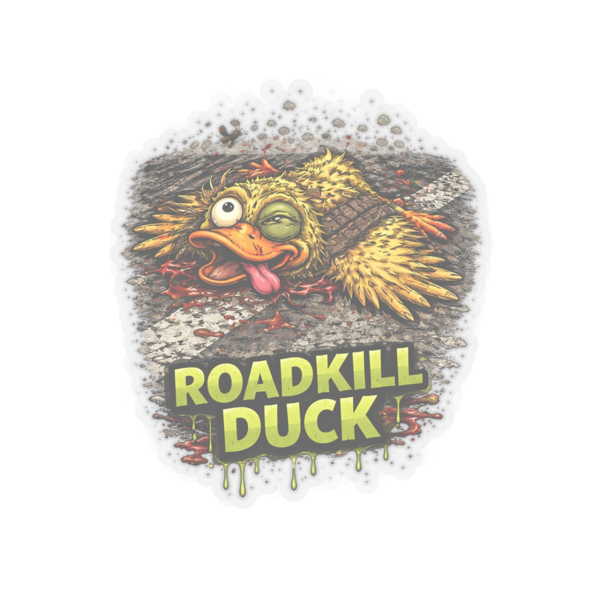 Roadkill Duck Stickers