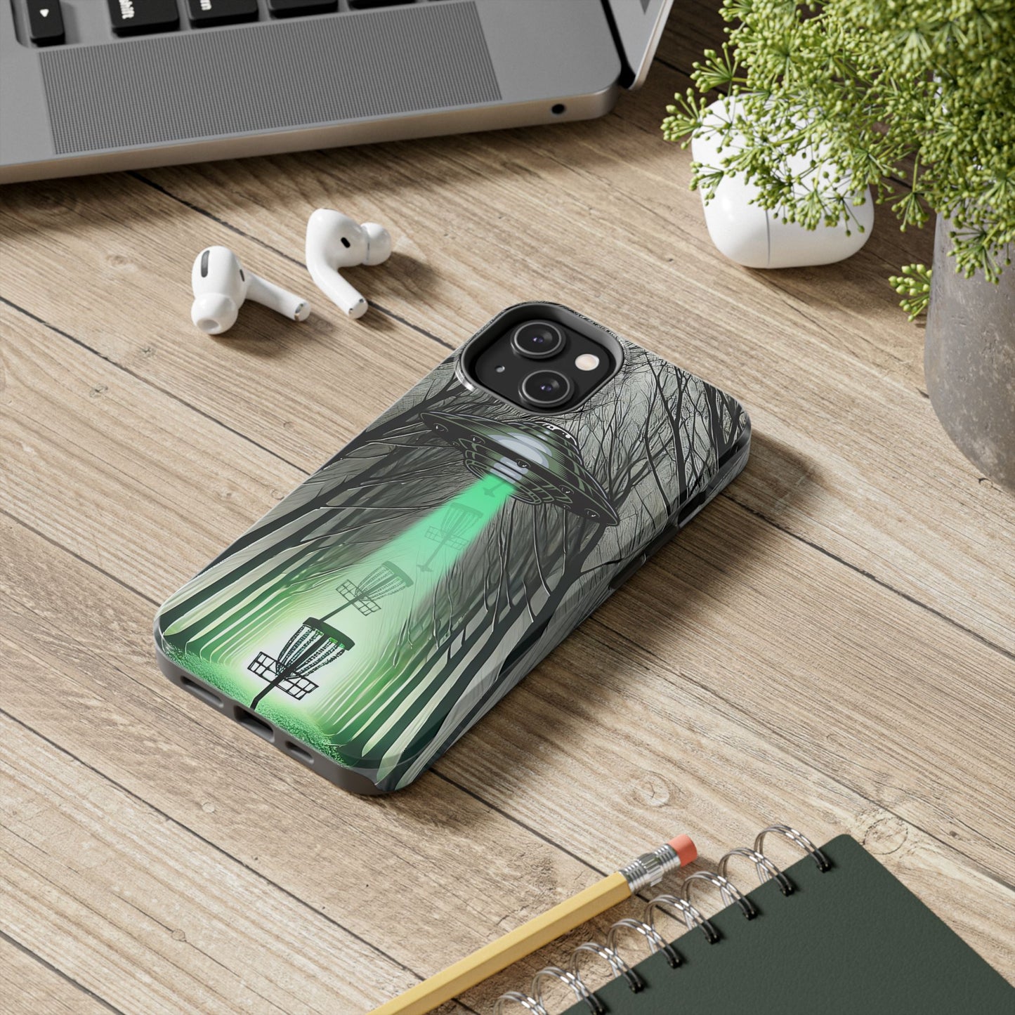 Beam Me Up Disc Golf Tough Phone Case