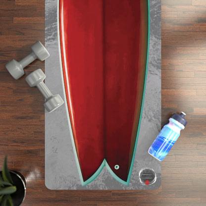 Surf's Up Rubber Yoga Mat