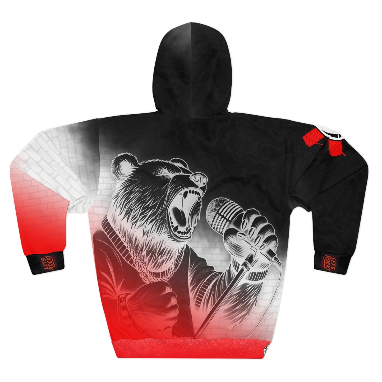 Baddy Bear ROARS Unisex Hoodie - Karaoke Singing Pullover