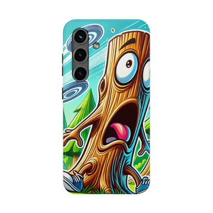 Trees Fear Me Disc Golf Tough Phone Case