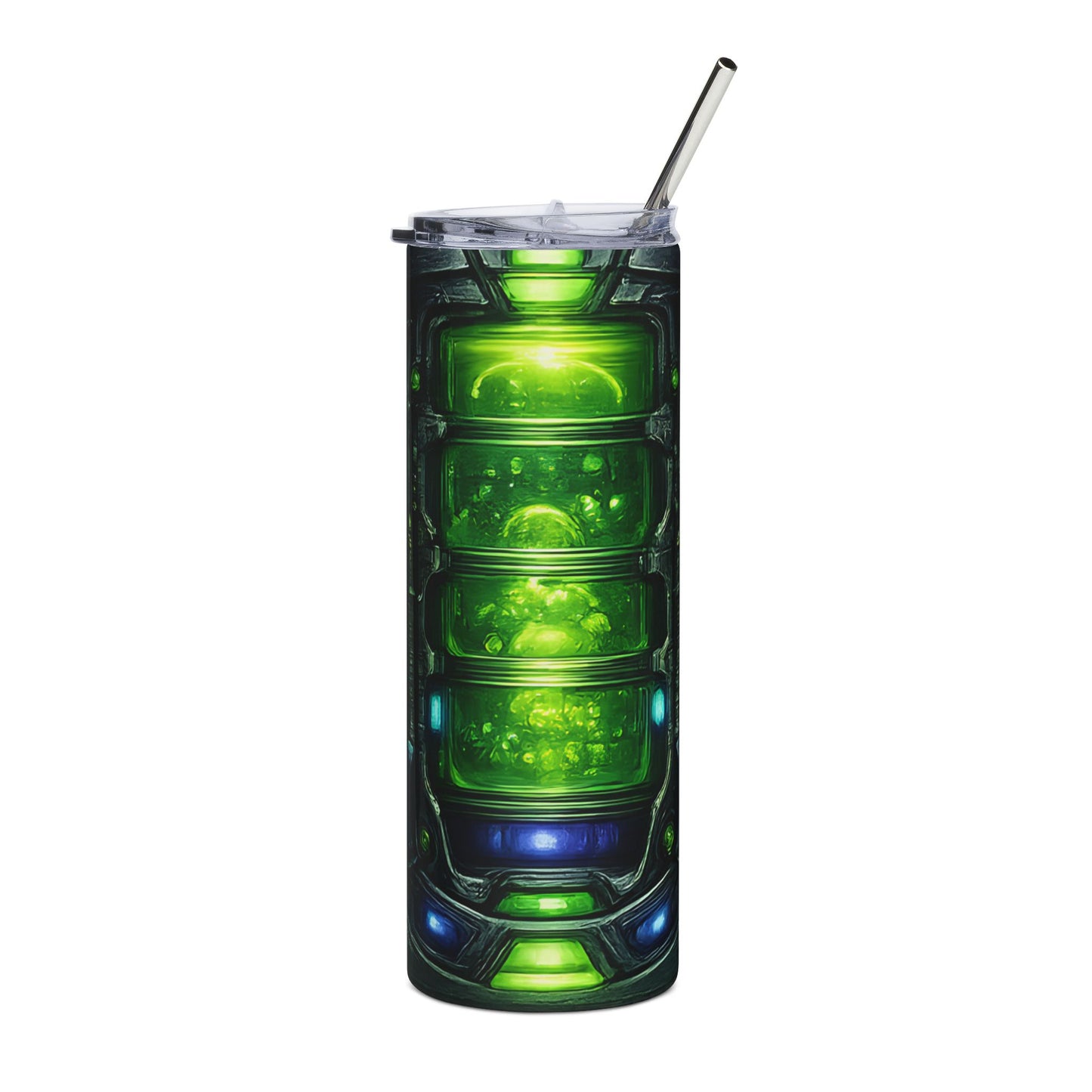 Green Alien Fuel Cell Hot/Cold Drink Tumbler, 20oz