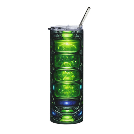 Green Alien Fuel Cell Hot/Cold Drink Tumbler, 20oz