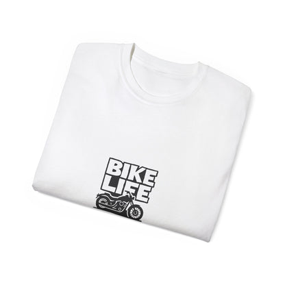 Bike Life Unisex Ultra Cotton Tee - Cool Cycling Shirt, Gift for Cyclists, Biking Enthusiast Apparel, Casual Wear, Bike Lover Tee