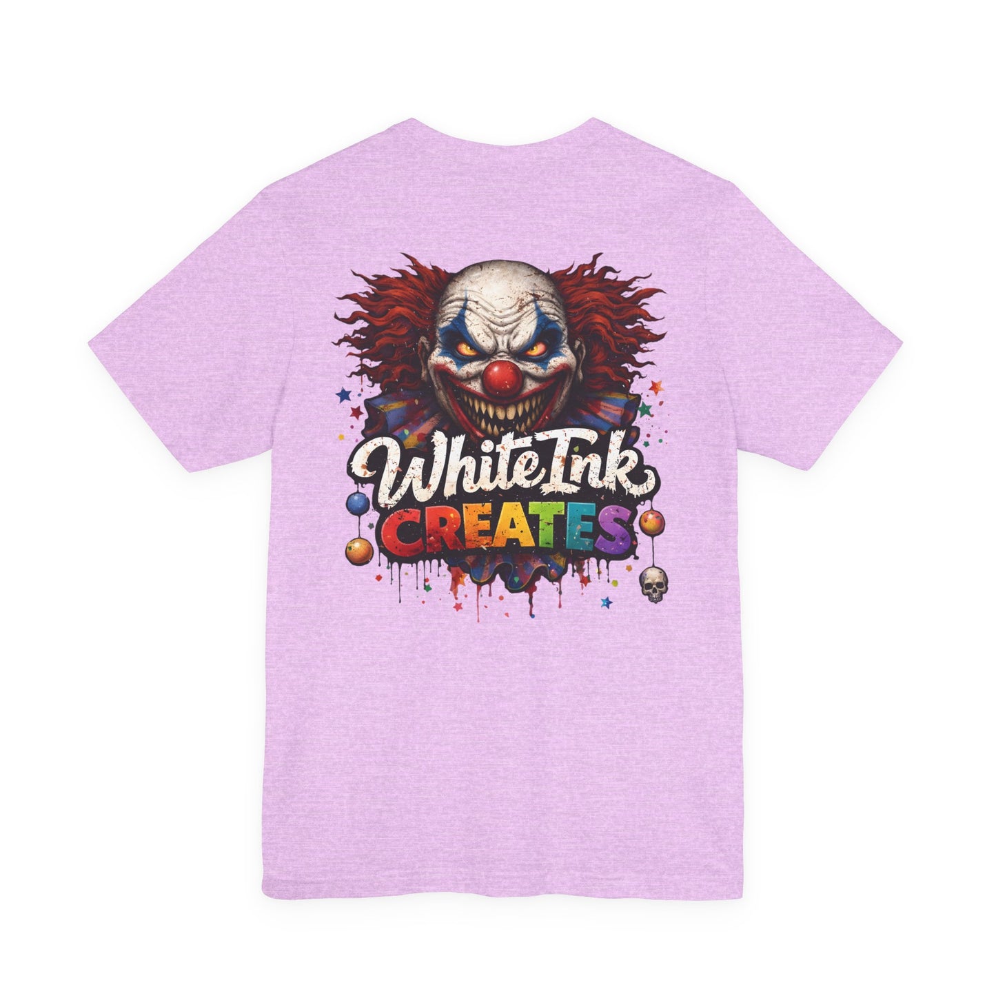 Panic the Clown White Ink Creates T-shirt