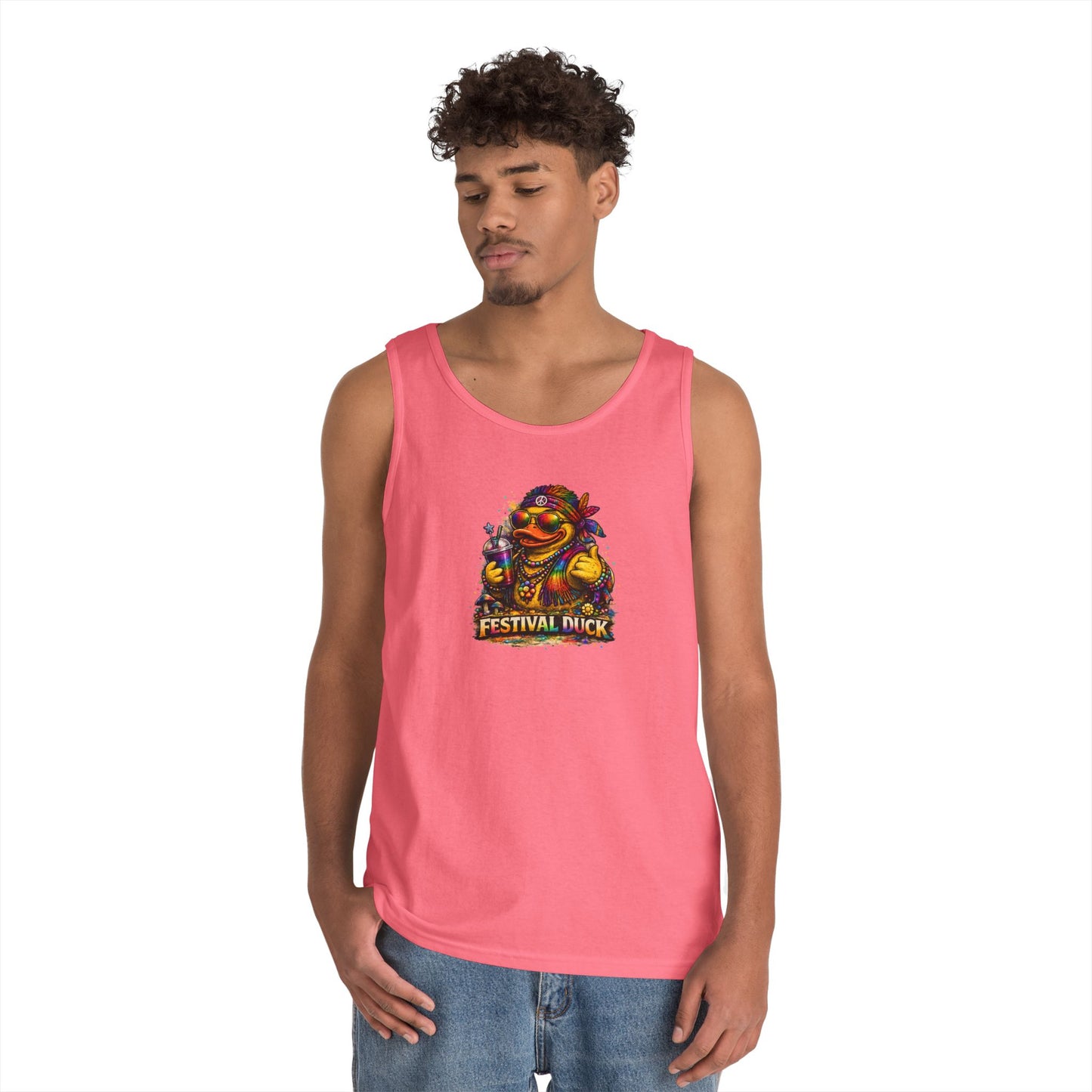 Festival Duck Tank Top — Vintage Urban Rubber Duck Tee